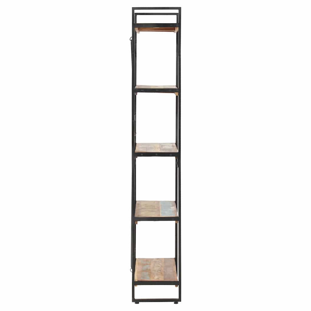 Police za knjige s 5 razina 140x30x180 cm od obnovljenog drva