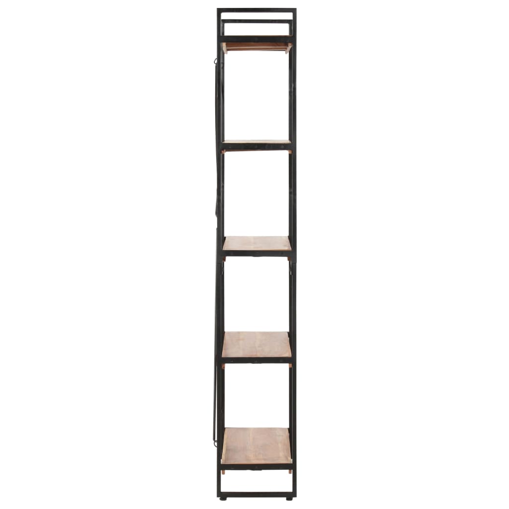 Police za knjige s 5 razina 60x30x180 cm masivno bagremovo drvo
