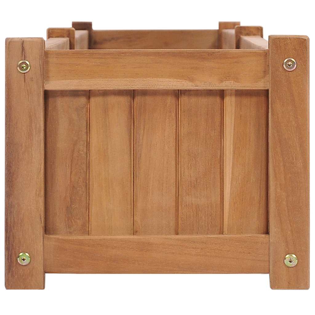 Povišena gredica 200 x 30 x 25 cm od masivne tikovine