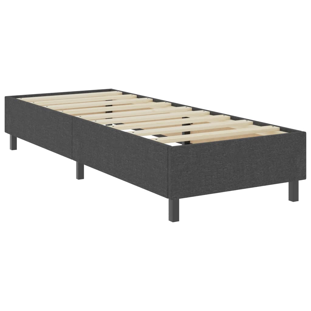 Box spring okvir za krevet od tkanine sivi 100 x 200 cm