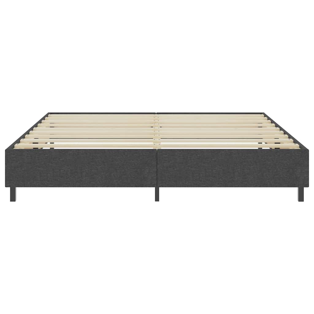 Box spring okvir za krevet od tkanine sivi 200 x 200 cm
