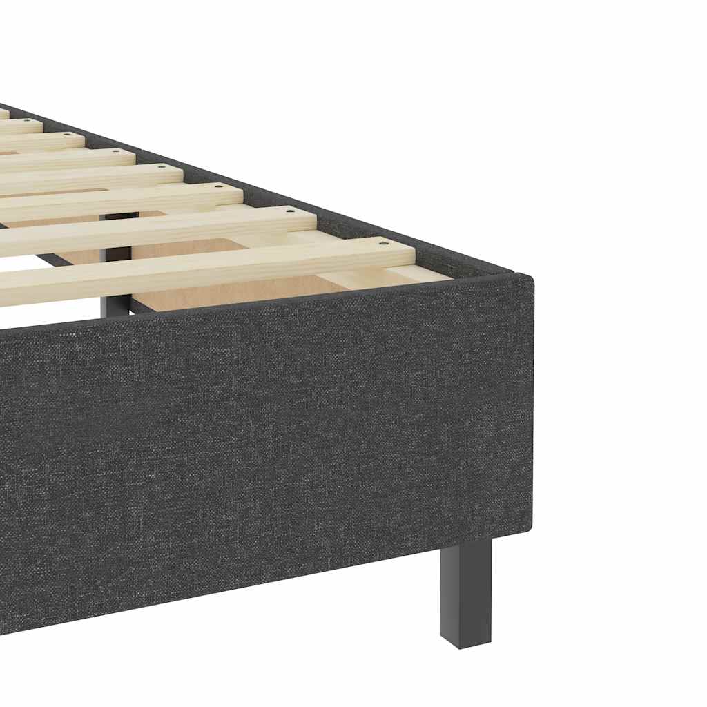 Box spring okvir za krevet od tkanine sivi 200 x 200 cm