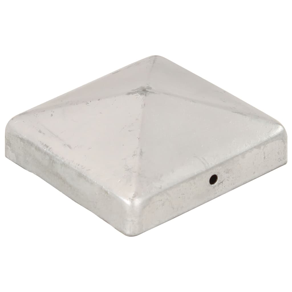 Piramidalni poklopci za stupove ograde 6 kom čelični 101x101 mm