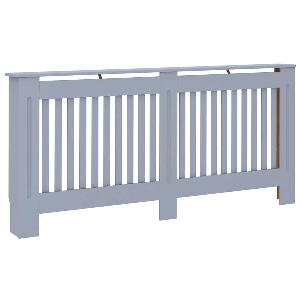 Pokrov za radijator antracit 172 x 19 x 81,5 cm MDF