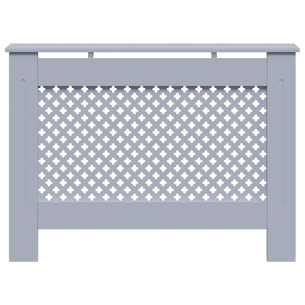 Pokrov za radijator antracit 112 x 19 x 81,5 cm MDF