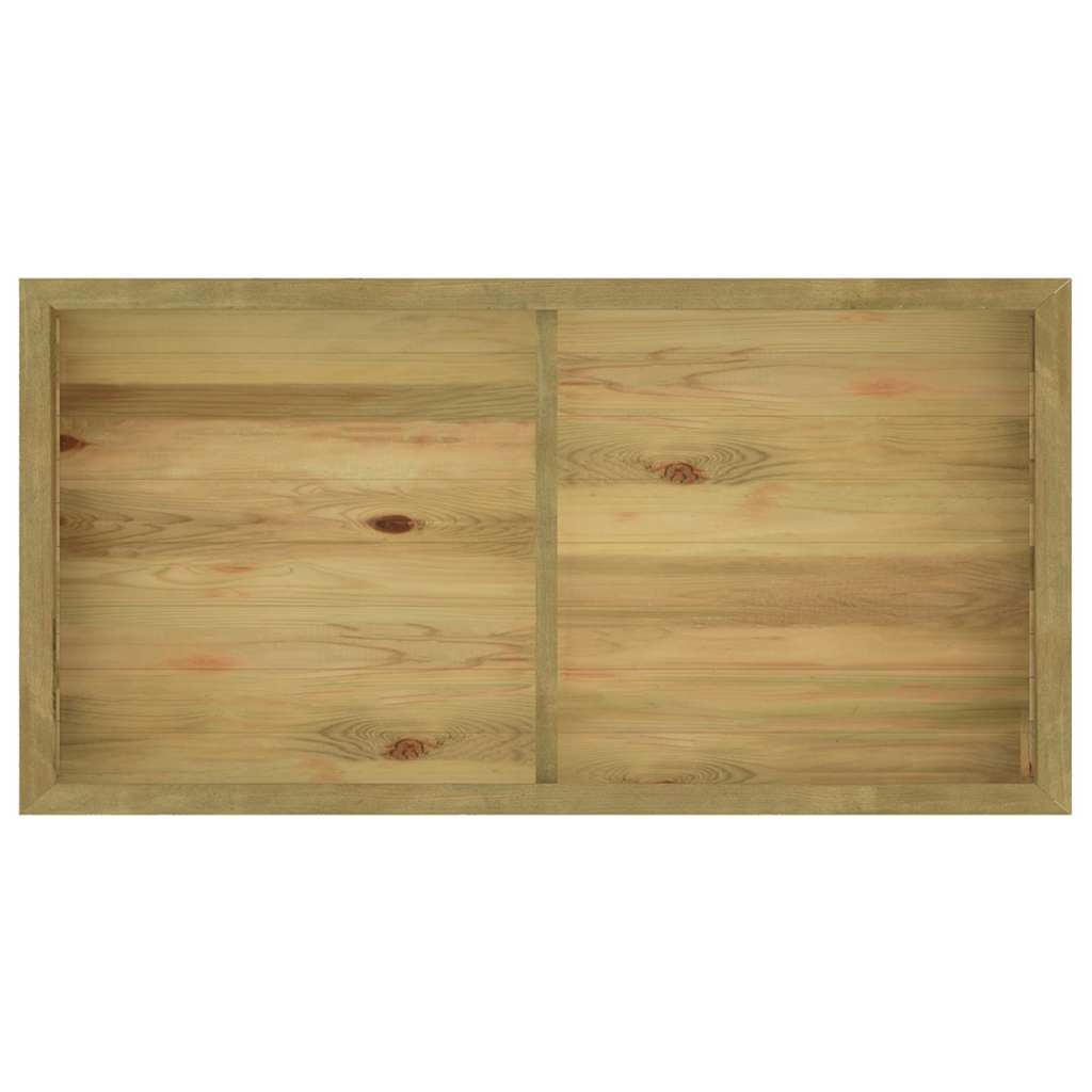 Povišena gredica 196 x 100 x 50 cm od impregnirane borovine