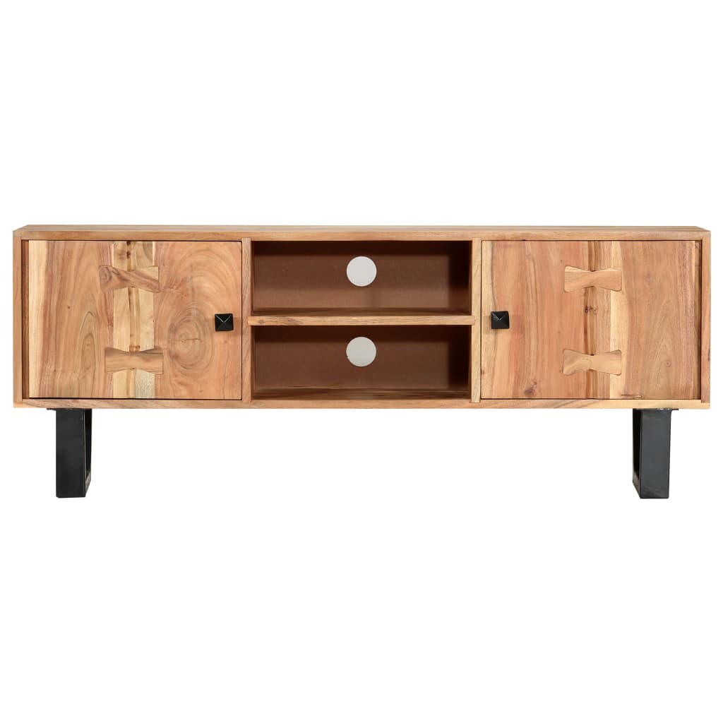 TV ormarić 118 x 30 x 45 cm od masivnog bagremovog drva