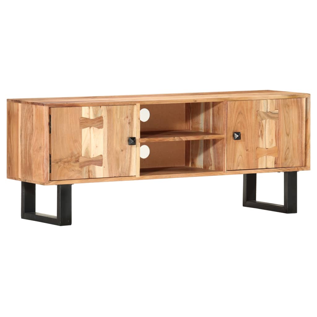 TV ormarić 118 x 30 x 45 cm od masivnog bagremovog drva