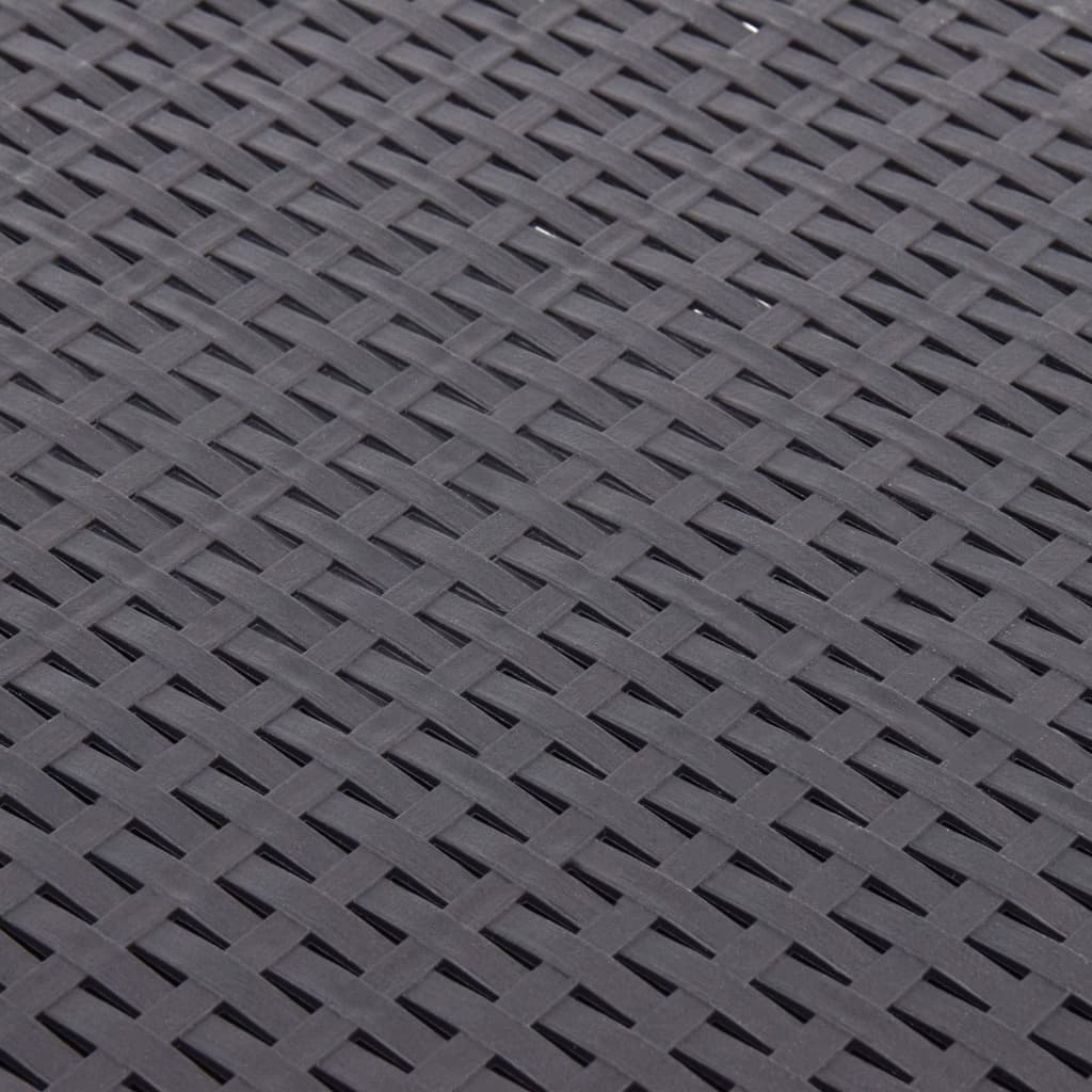 Bočni stol boja kave 54 x 54 x 36,5 cm plastični