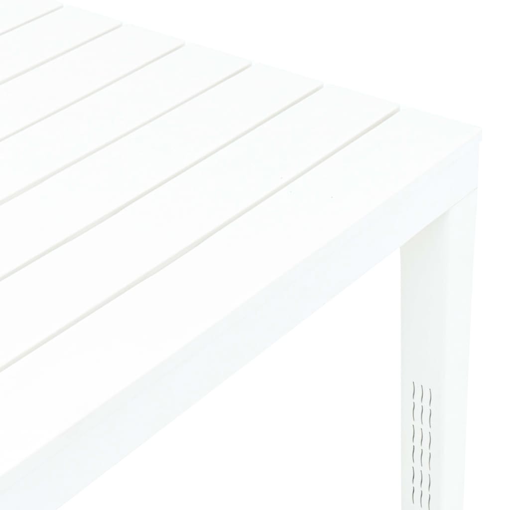 Vrtni stol bijeli 78 x 78 x 72 cm plastični