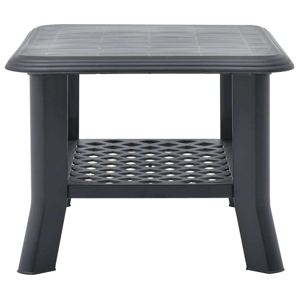 Stolić za kavu antracit 90 x 60 x 46 cm plastični