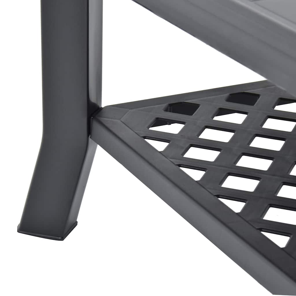 Stolić za kavu antracit 90 x 60 x 46 cm plastični