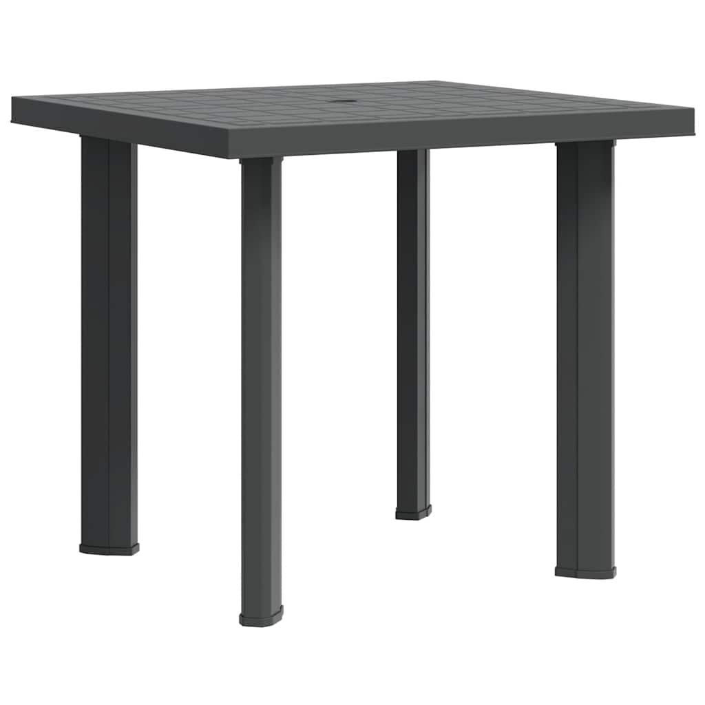 Vrtni stol antracit 80 x 75 x 72 cm plastični