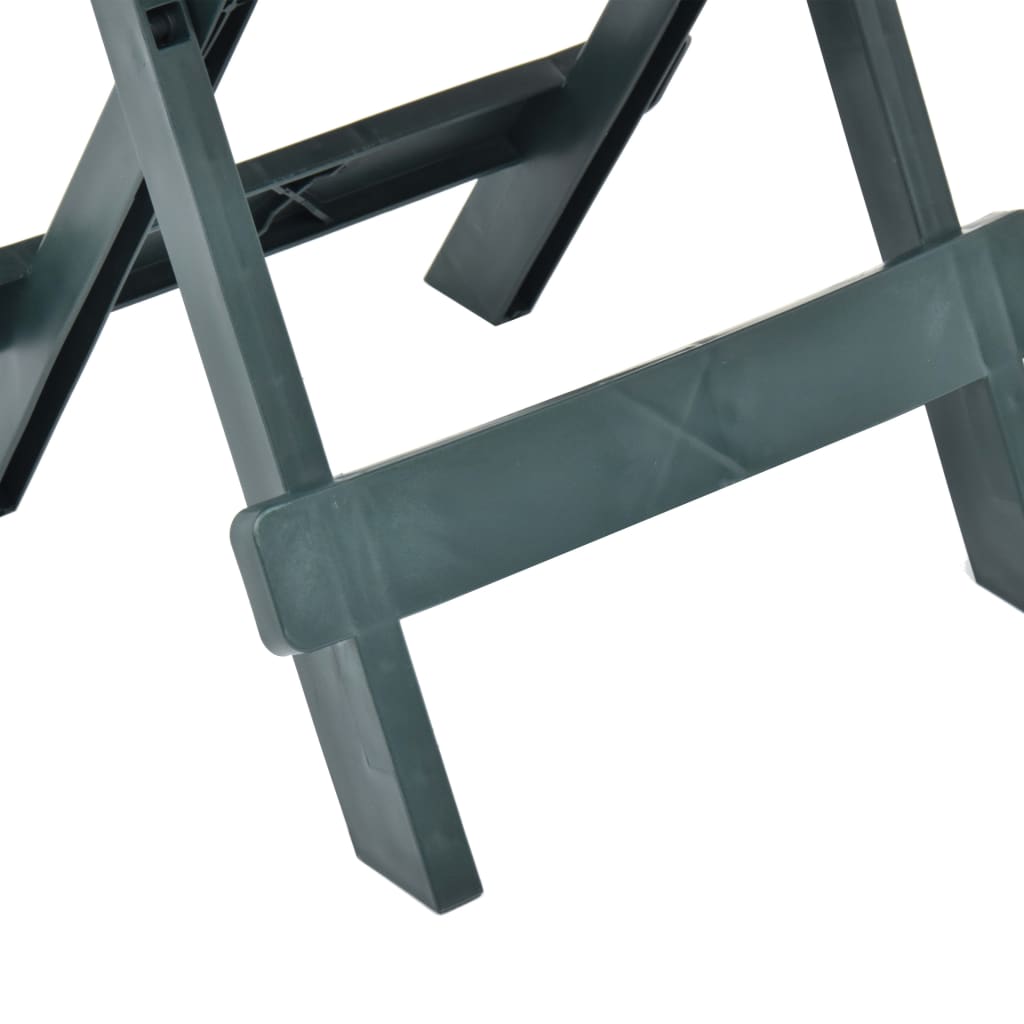 Sklopivi vrtni stol zeleni 45 x 43 x 50 cm plastični