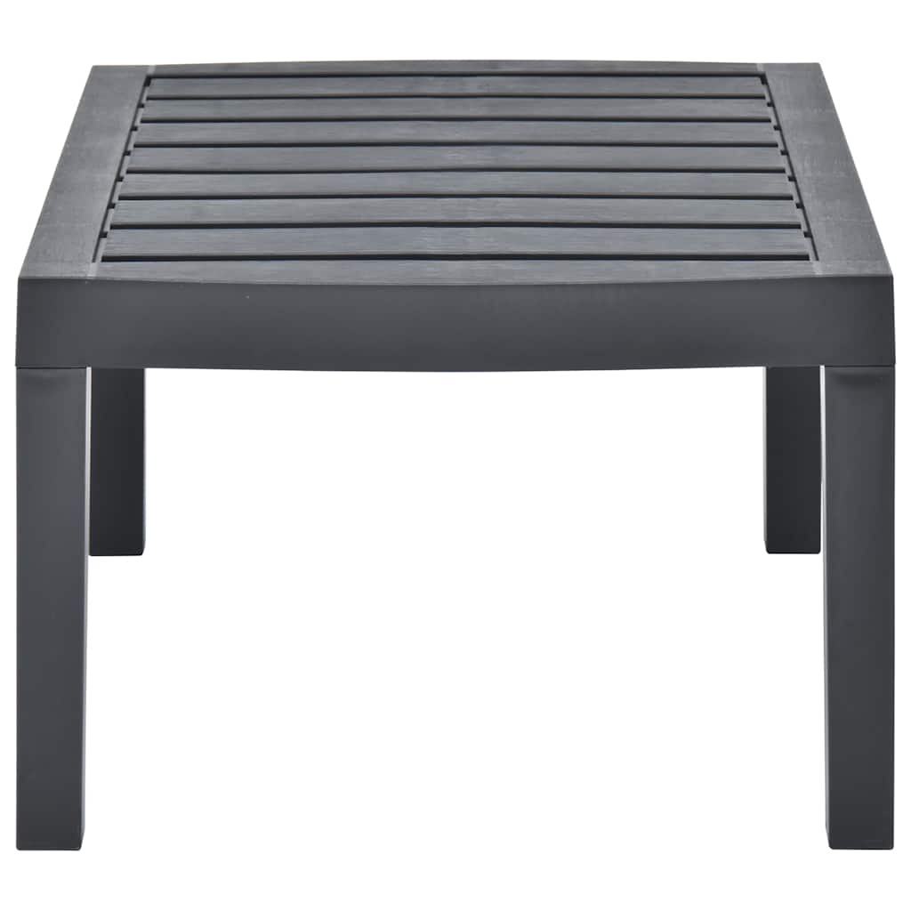 Vrtni stol antracit 78 x 55 x 38 cm plastični