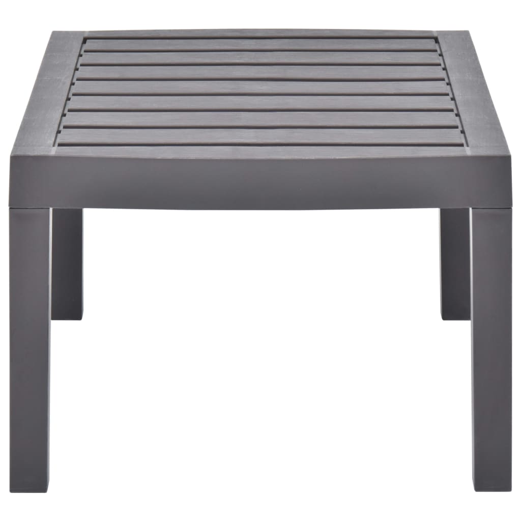 Vrtni stol boja kave 78 x 55 x 38 cm plastični