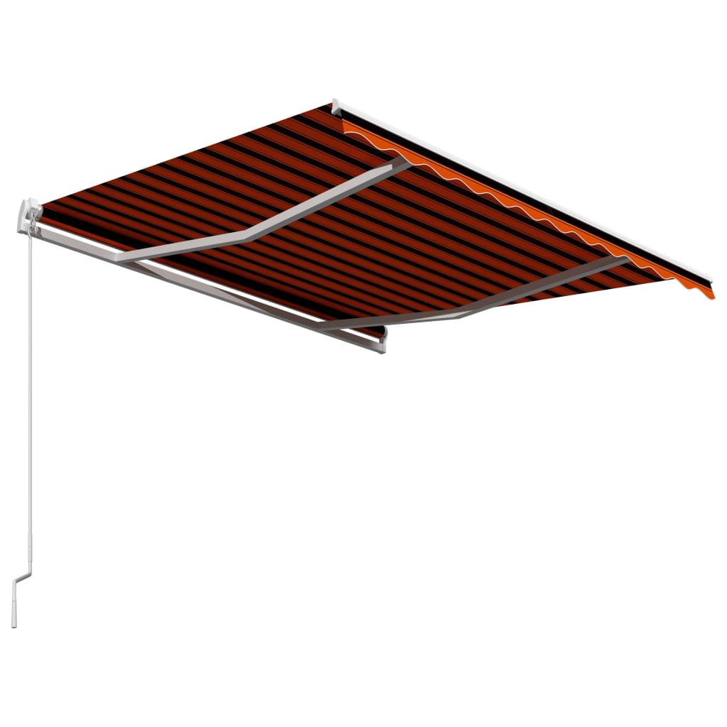 Tenda na ručno uvlačenje 300 x 250 cm narančasto-smeđa