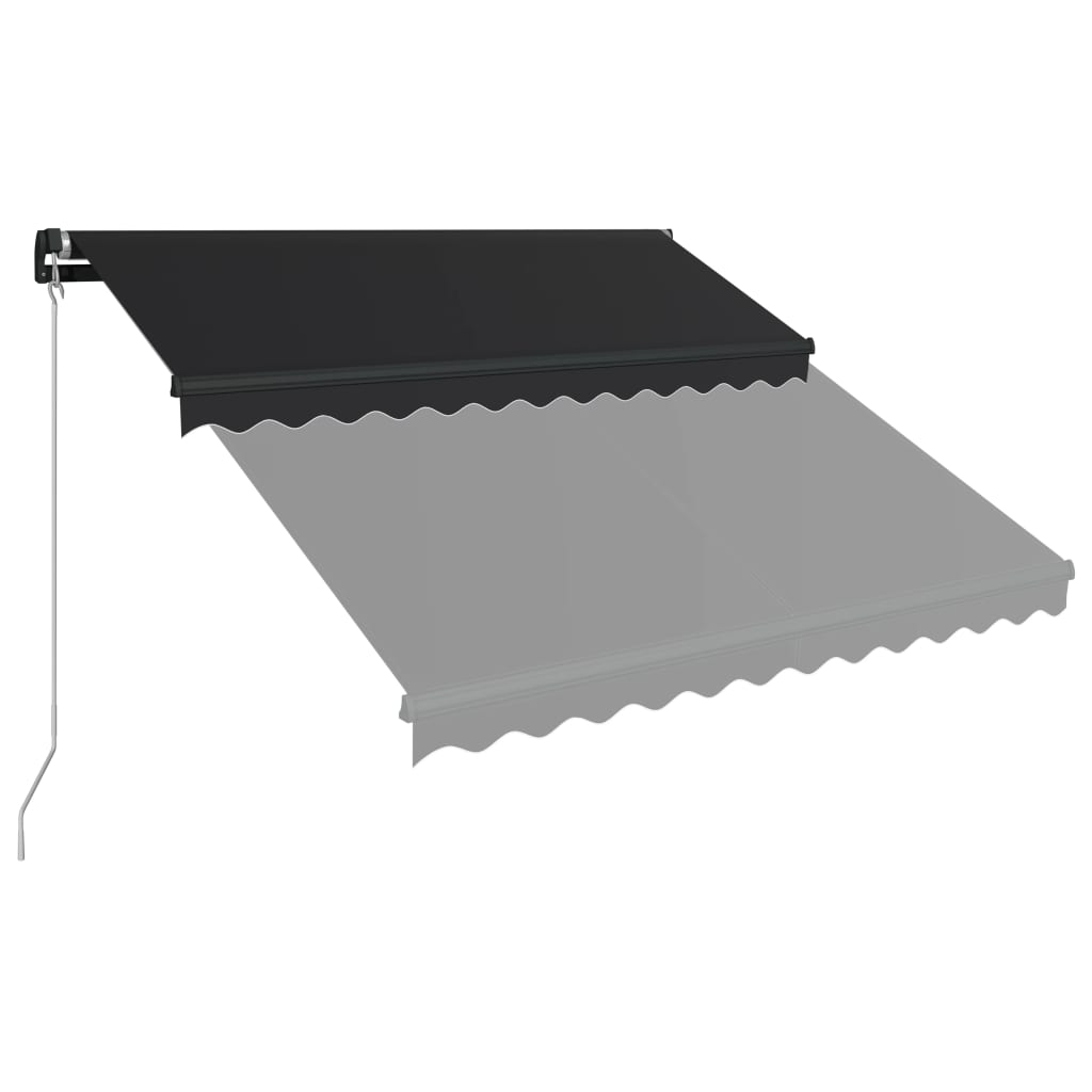 Tenda na ručno uvlačenje 300 x 250 cm antracit