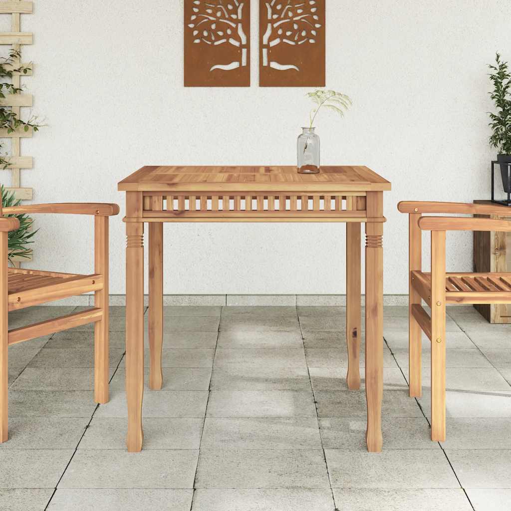 Vrtni blagovaonski stol 80 x 80 x 80 cm od masivne tikovine