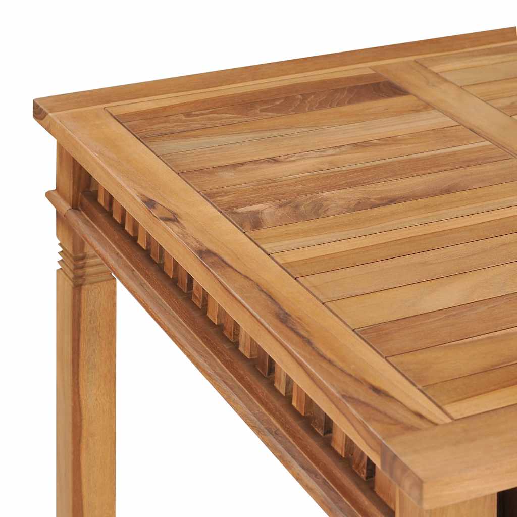 Vrtni blagovaonski stol 80 x 80 x 80 cm od masivne tikovine