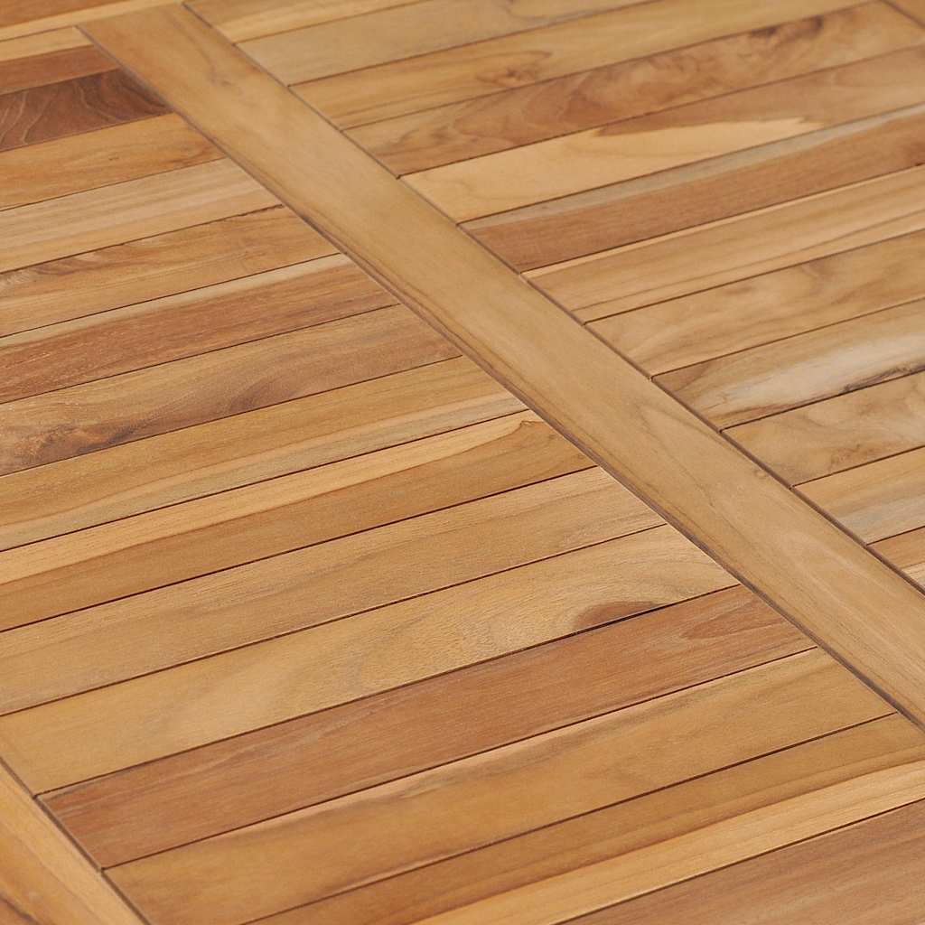 Vrtni blagovaonski stol 80 x 80 x 80 cm od masivne tikovine