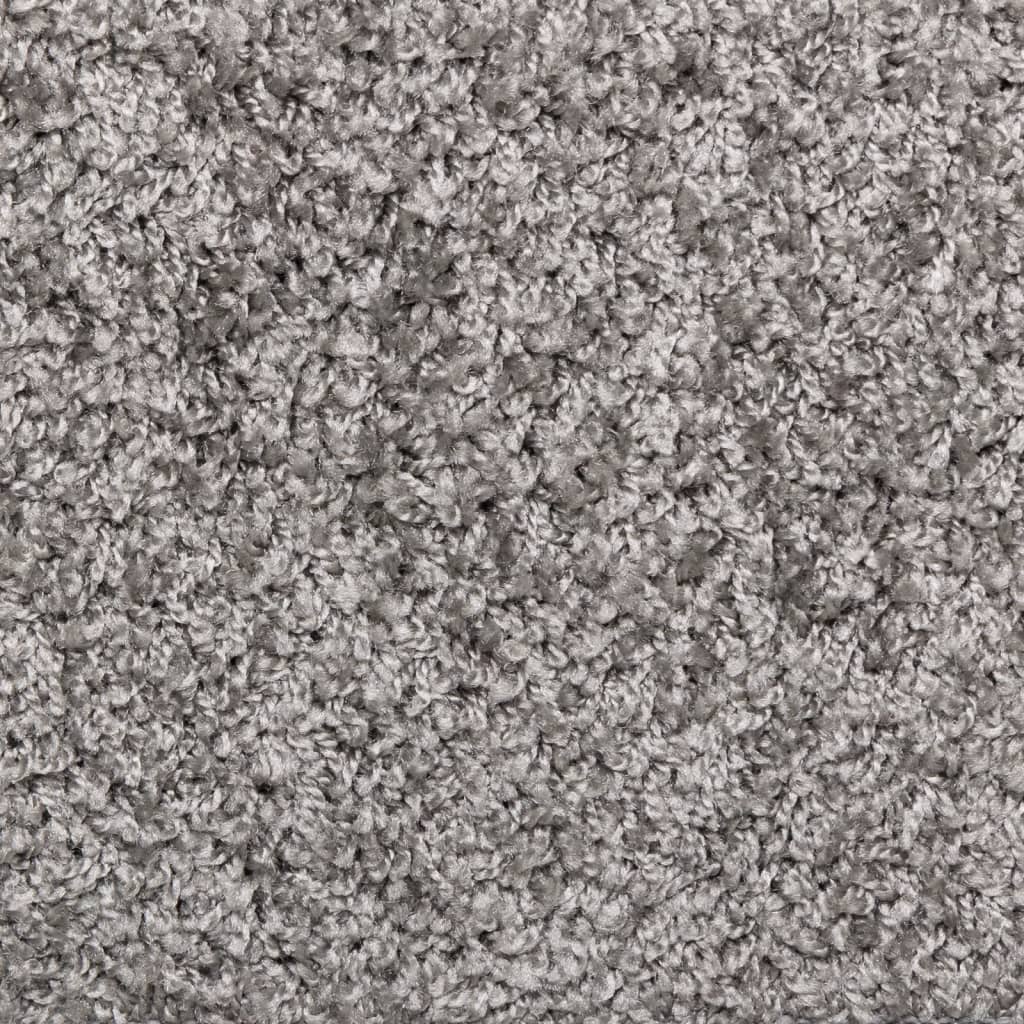 Prostirke za stepenice 15 kom 65x21x4 cm sive s pravokutnim rubom