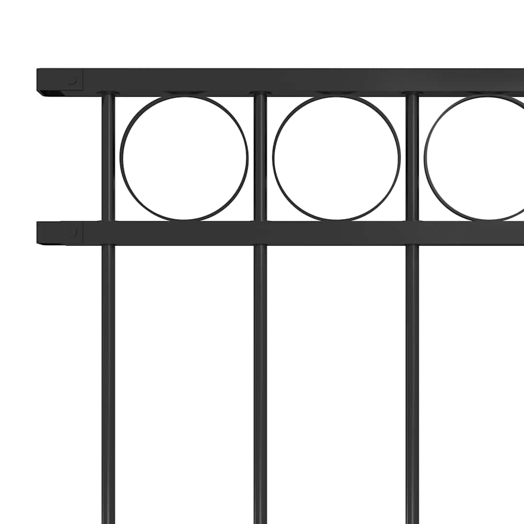 Ogradni panel ASSEN čelik 1,7x1,2 m Crni
