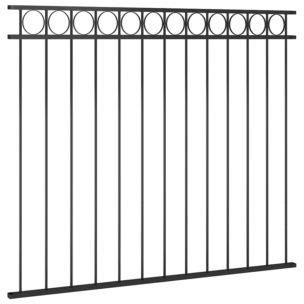 Ogradni panel ASSEN čelik Crni 163x150 cm