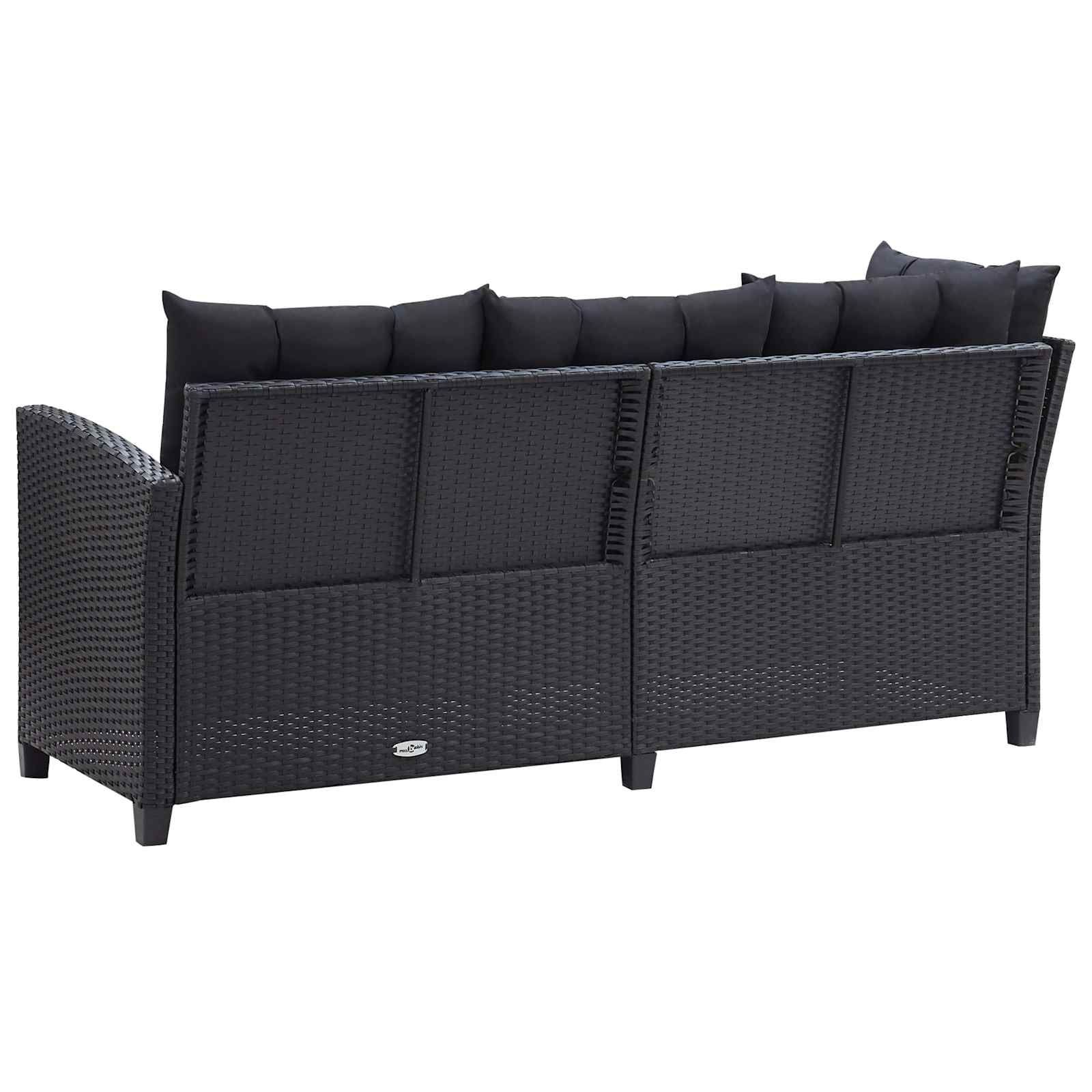 Setovi vanjskog namještaja Crna poliratan