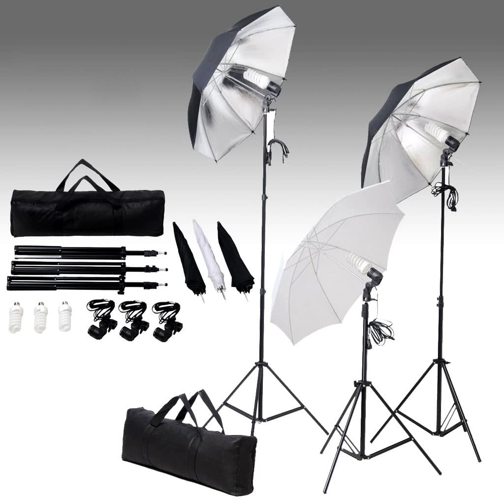 Komplet za fotografski studio s pozadinama i setom rasvjete