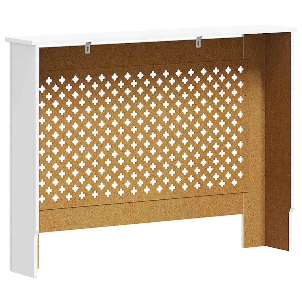 Pokrovi za radijator 2 kom bijeli 112 x 19 x 81,5 cm MDF
