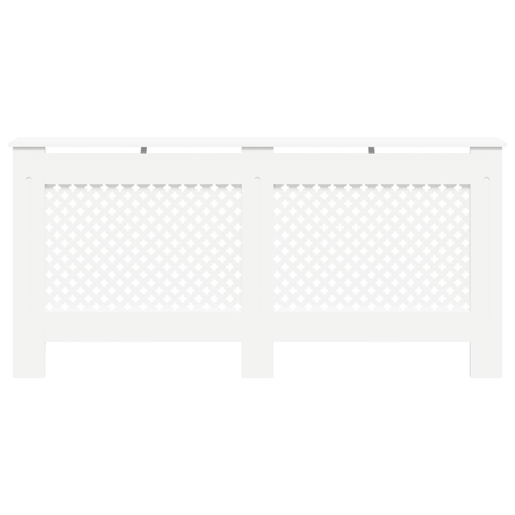 Pokrovi za radijator 2 kom bijeli 172 x 19 x 81,5 cm MDF