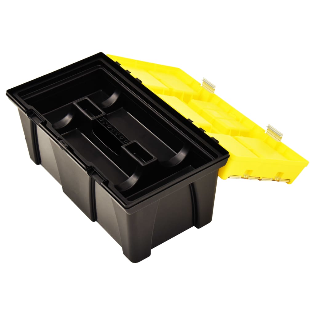 Kutija za alat plastična 595 x 337 x 316 mm žuta