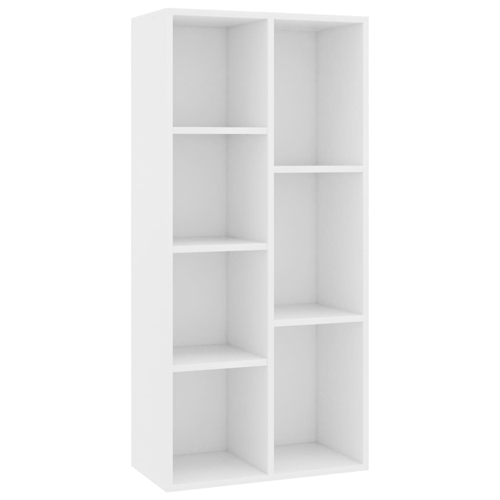 Ormarić za knjige bijeli 50 x 25 x 106 cm od konstruiranog drva