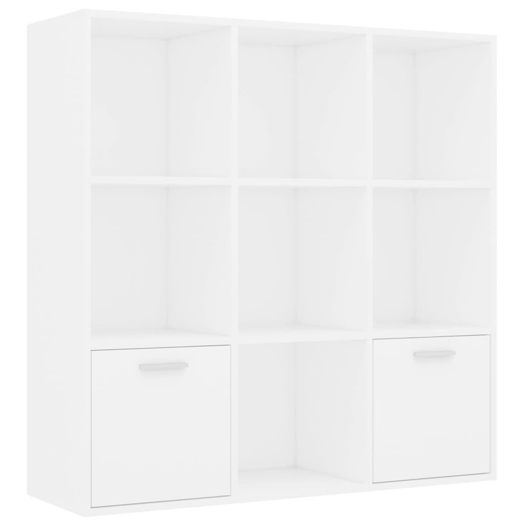 Ormarić za knjige bijeli 98 x 30 x 98 cm od konstruiranog drva