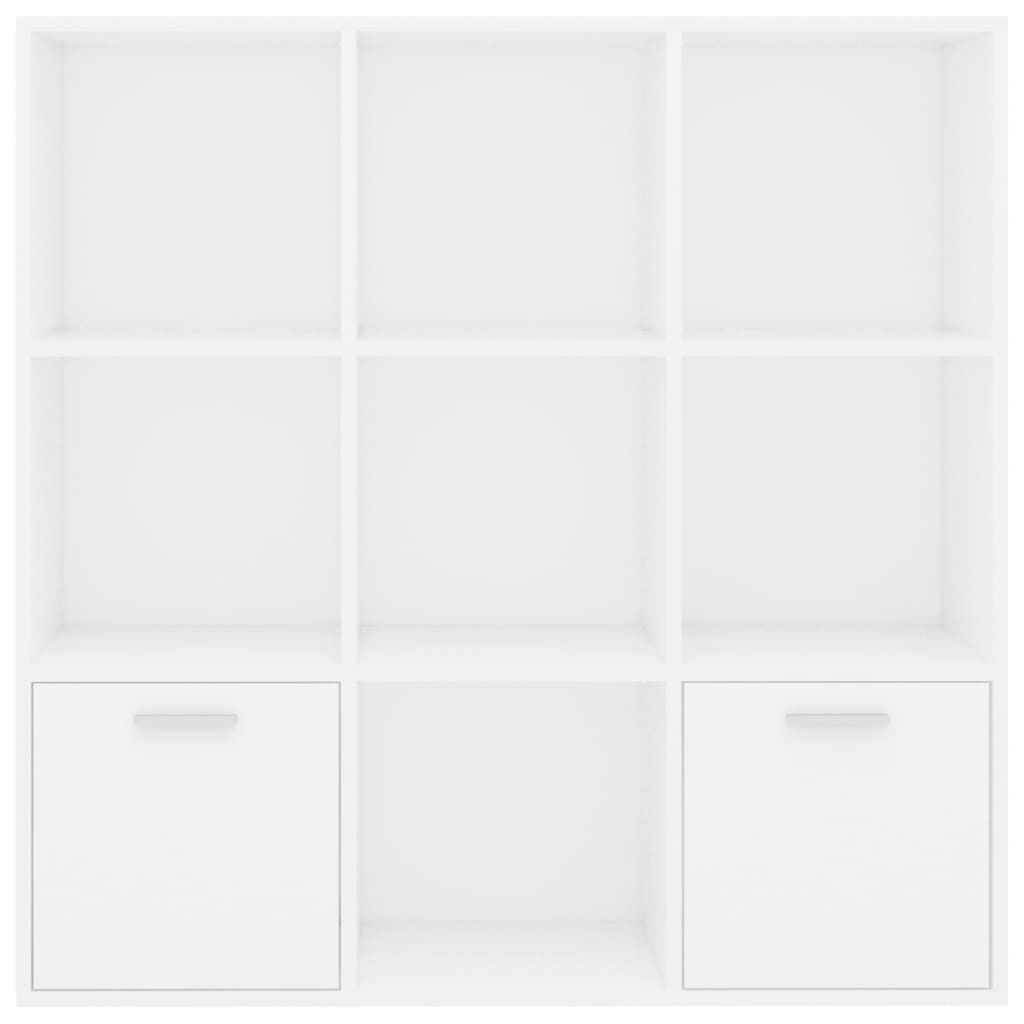 Ormarić za knjige bijeli 98 x 30 x 98 cm od konstruiranog drva