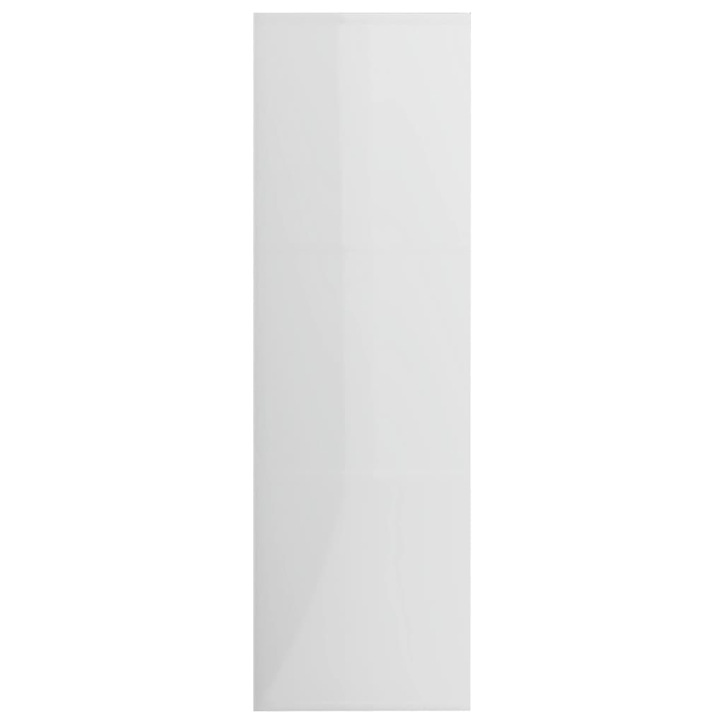 Ormarić za knjige sjajni bijeli 98x30x98 cm konstruirano drvo