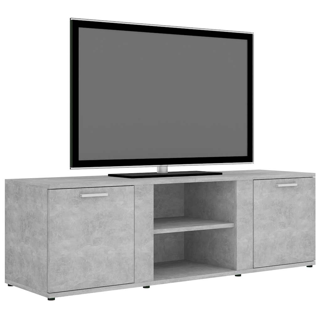 TV ormarić siva boja betona 120 x 34 x 37 cm konstruirano drvo