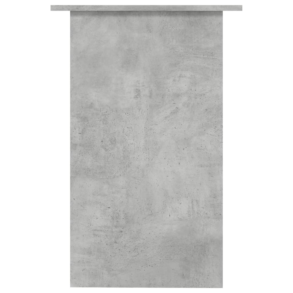 Radni stol siva boja betona 90 x 50 x 74 cm konstruirano drvo