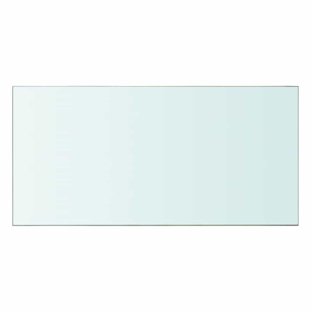 Ploče za police 2 kom staklene prozirne 60 x 30 cm