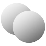 Zidna ogledala 2 kom 70 cm okrugla staklena