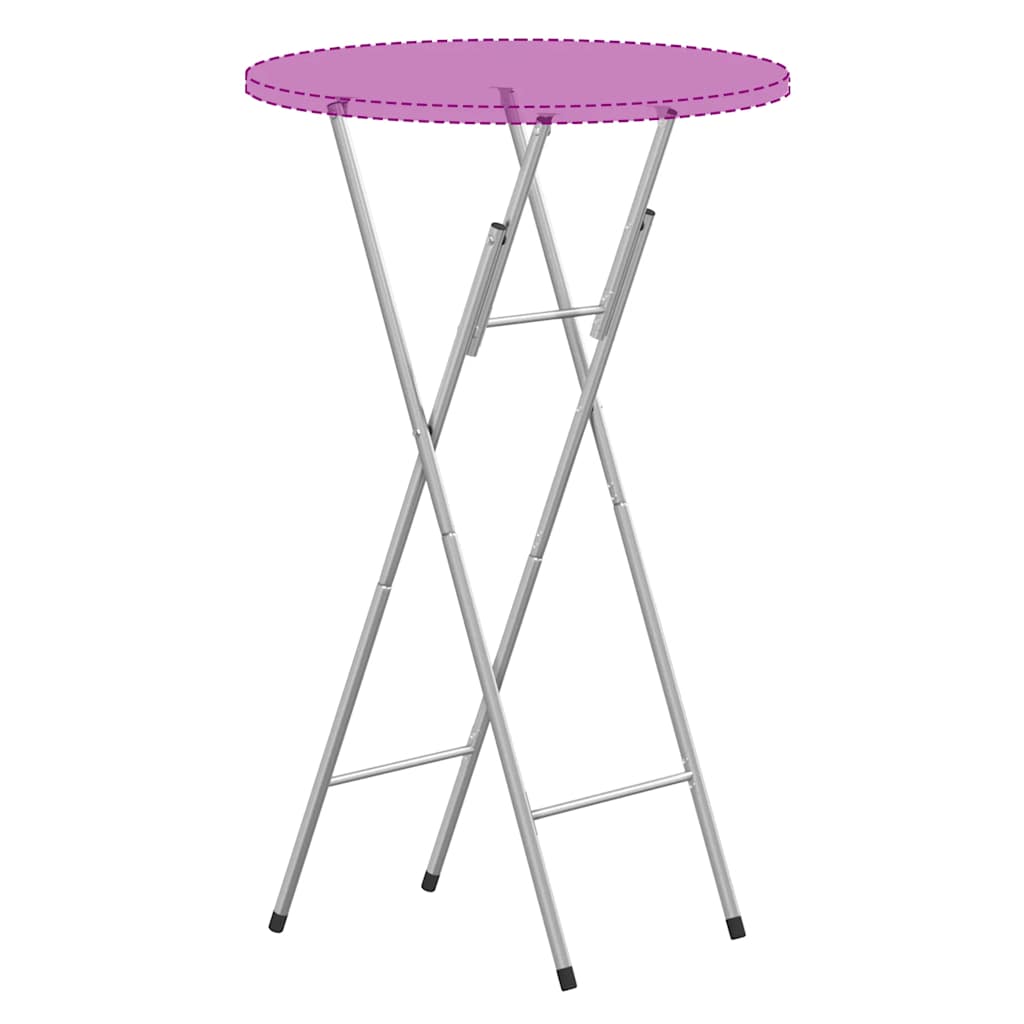 Sklopive noge za barski stol srebrne 45x53x108 cm čelične