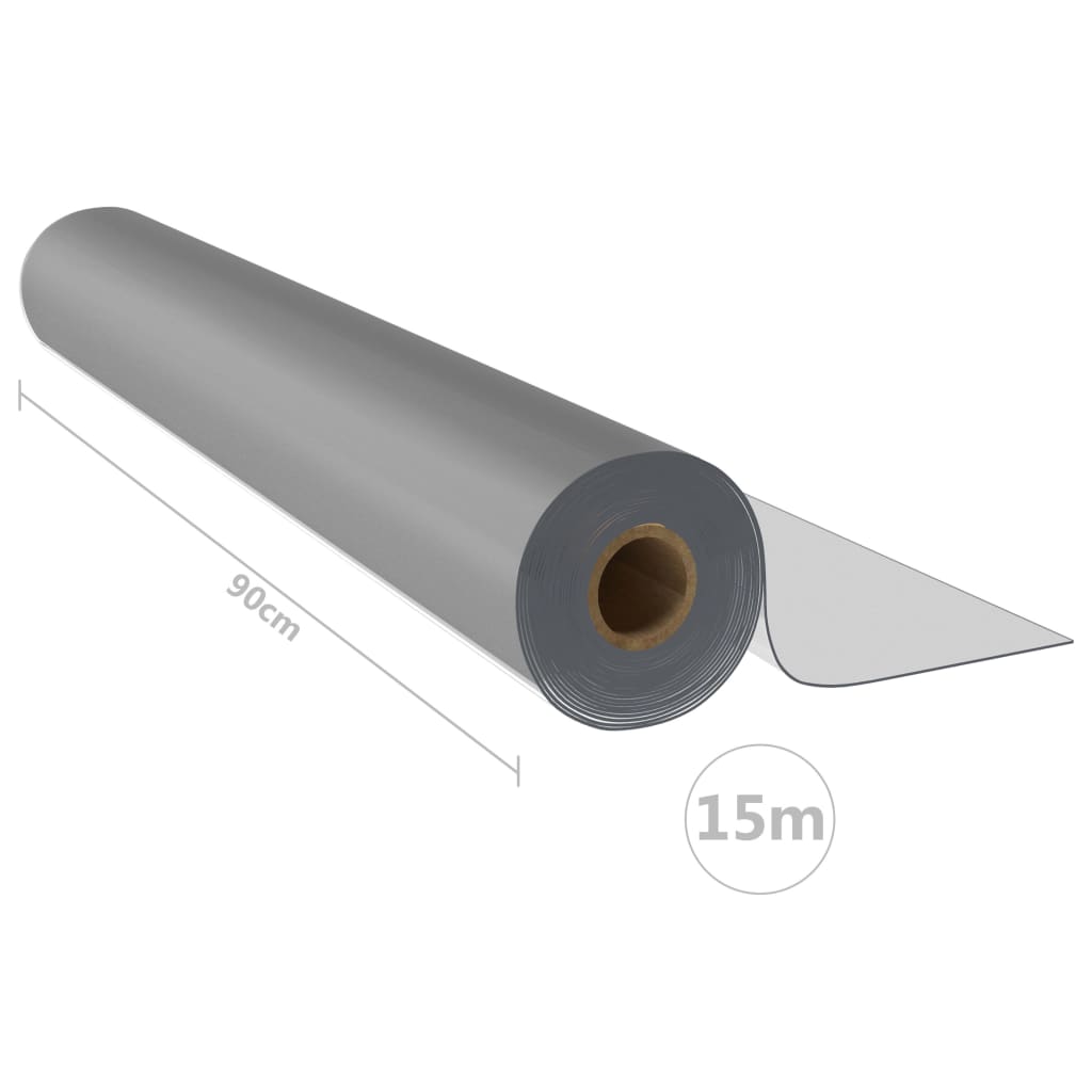 Zaštita za stol u roli mat 0,9 x 15 m 1,6 mm PVC