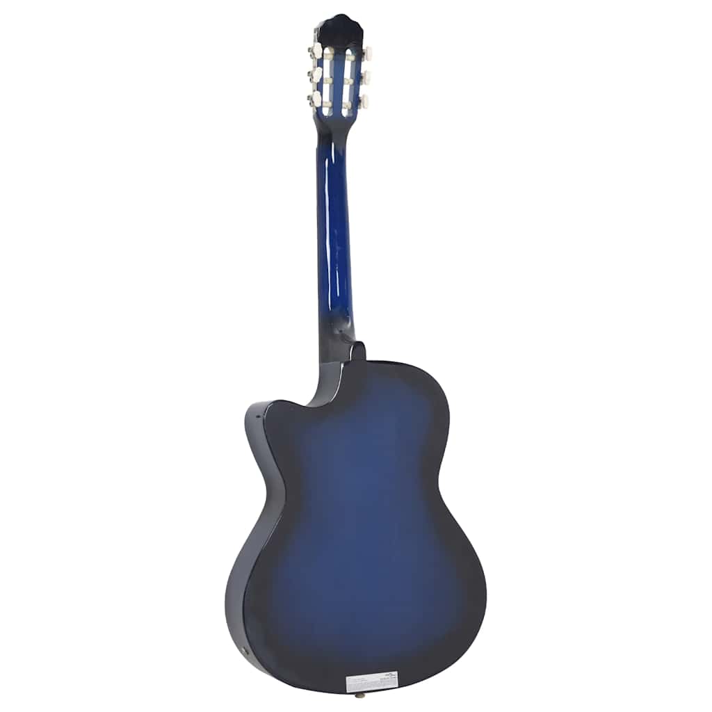 12-dijelni set gitare Western s ujednačivačem i 6 žica plavi
