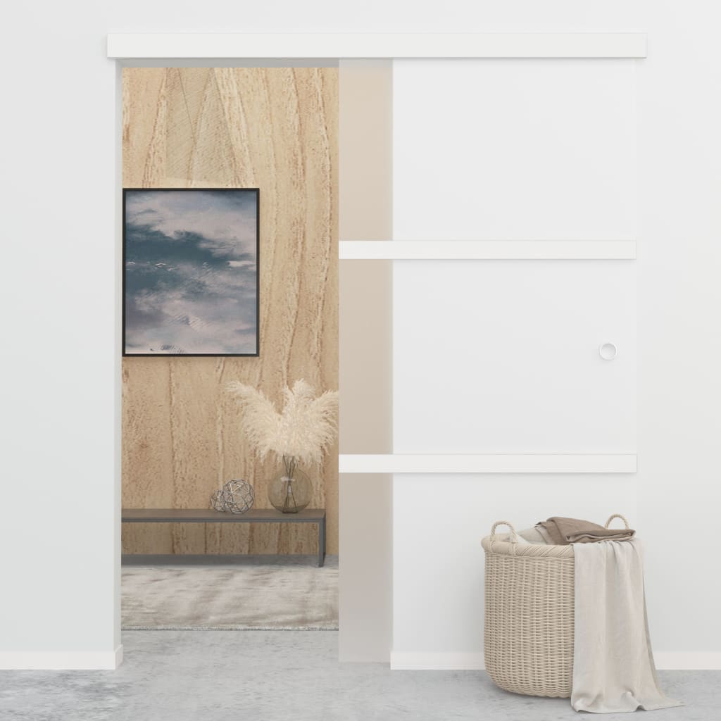 Klizna vrata od stakla ESG i aluminija 90 x 205 cm