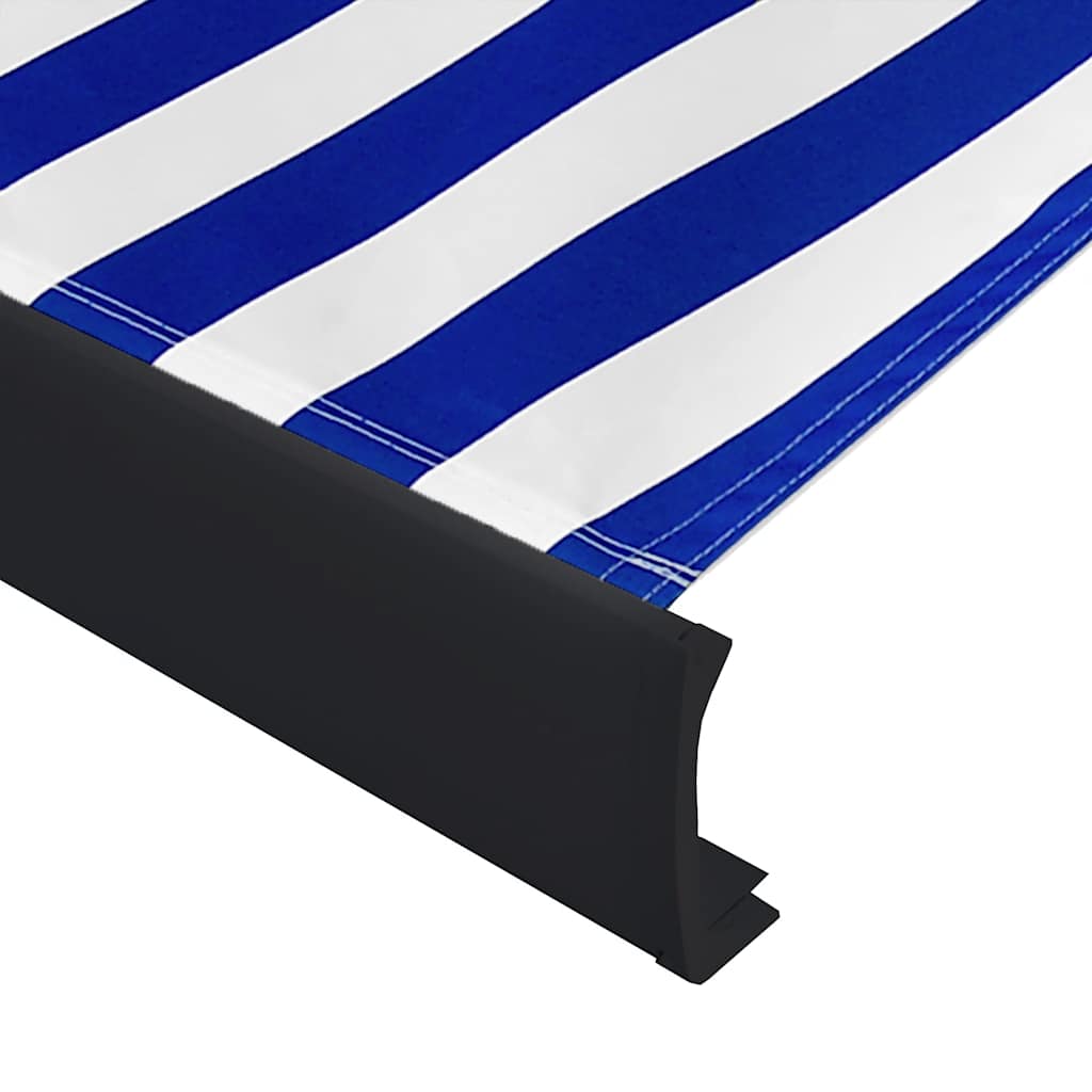 Motorizirana kazetna tenda 400 x 300 cm plavo-bijela