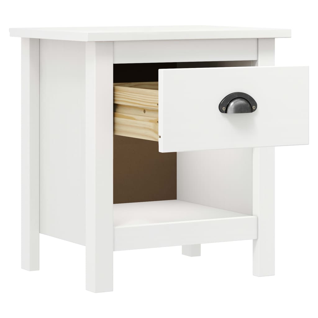 Noćni ormarići Hill 2 kom 46 x 35 x 49,5 cm od masivne borovine