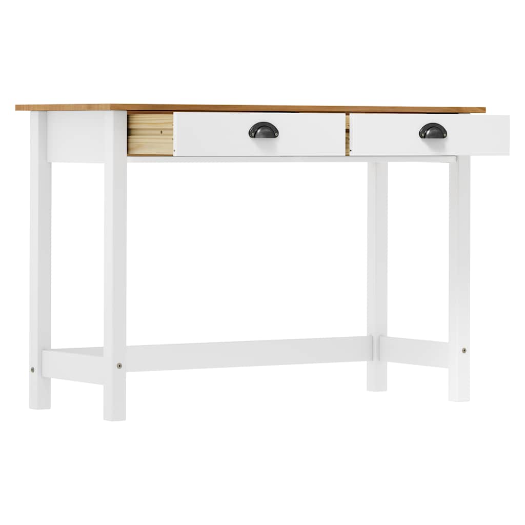 Konzolni stol Hill s 2 ladice 110x45x74 cm od masivne borovine