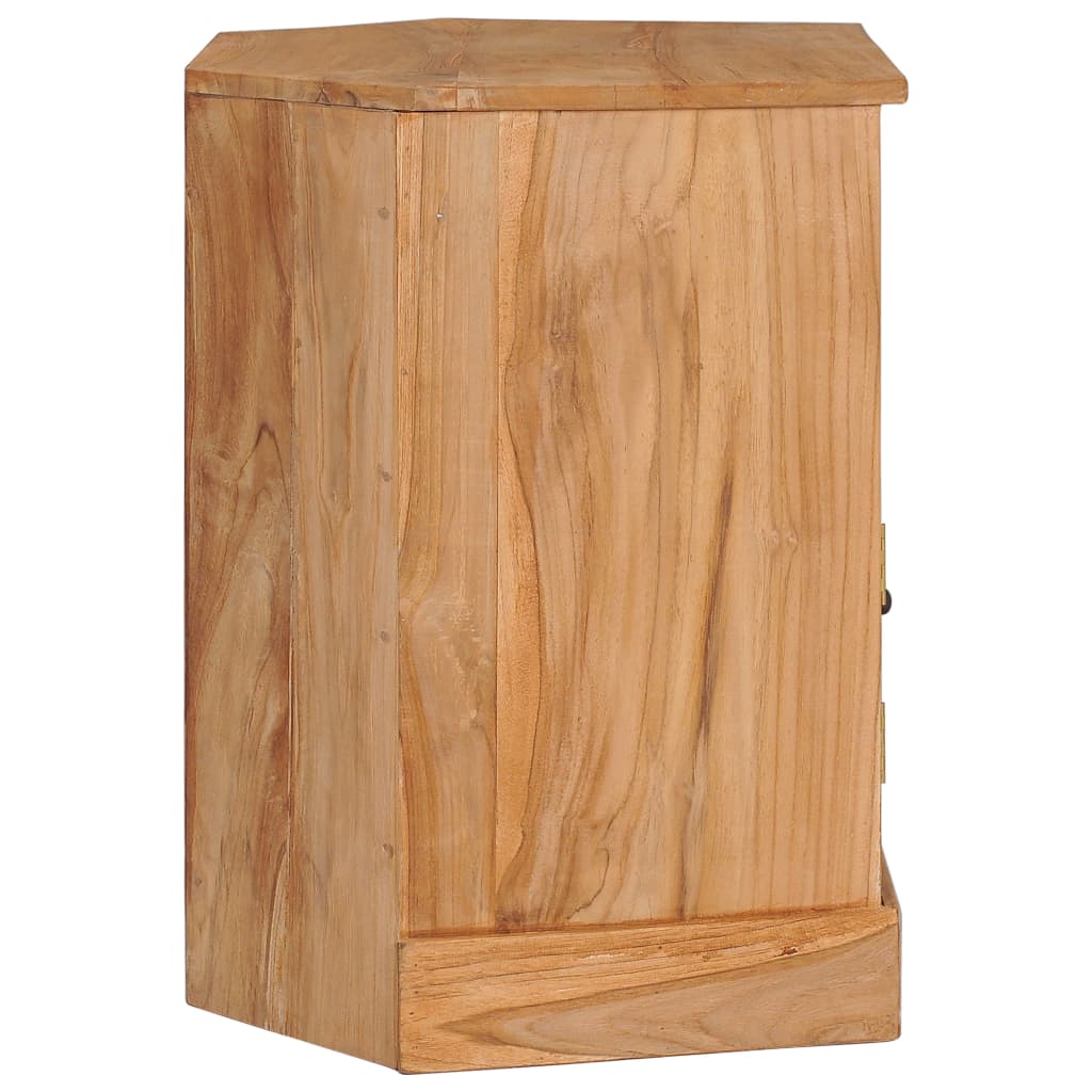 idaXL Kutna komoda 60 x 45 x 60 cm od masivne tikovine