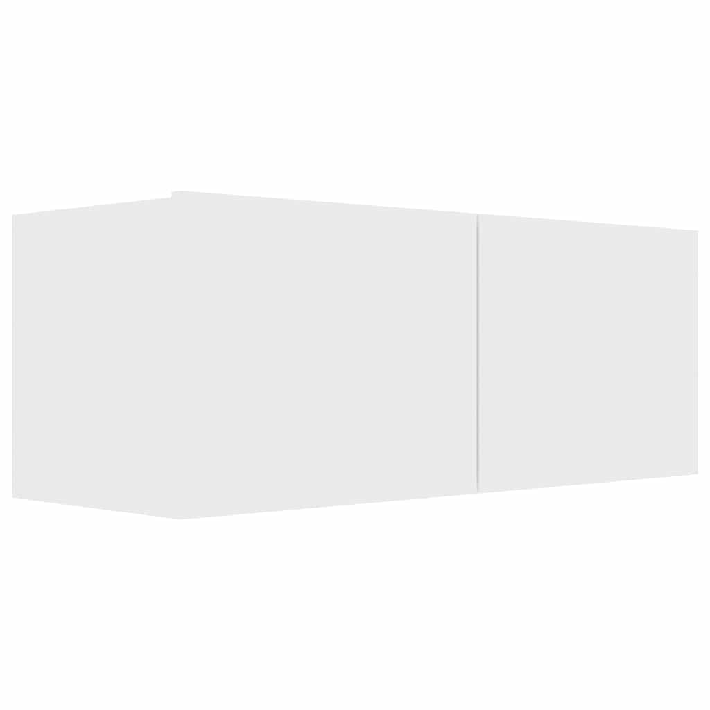 TV ormarić bijeli 80 x 30 x 30 cm od konstruiranog drva